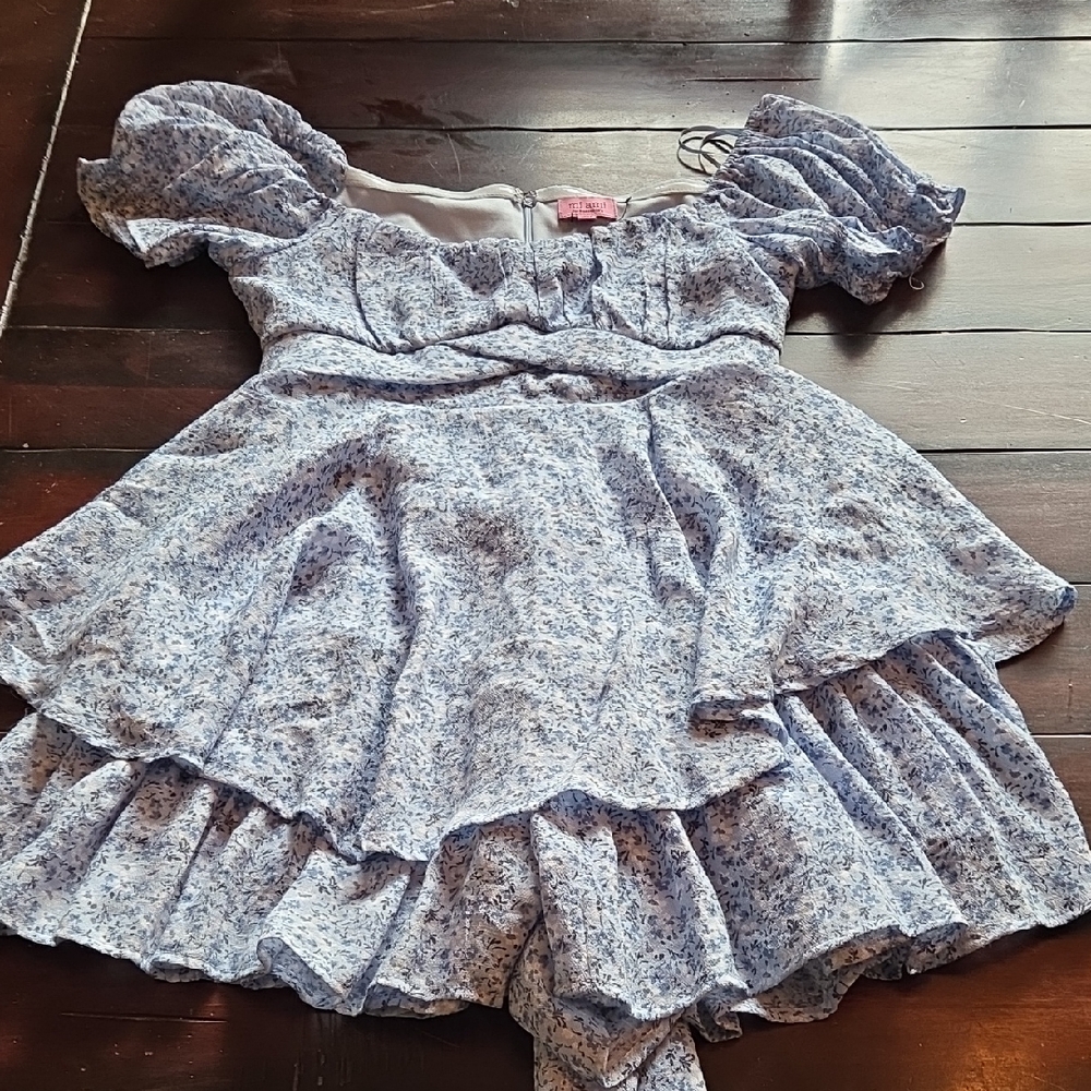 Miami Blue Floral Dress/Scort